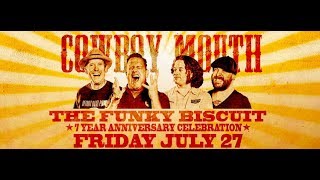 Cowboy Mouth "Broken Up ~ Drummer Man ~ Easy ~ Jenny Says" The Funky Biscuit, 7-27-2018
