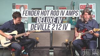 Video thumbnail for Fender Hot Rod Amps - DeVille 212 IV and Deluxe IV by Guitar World