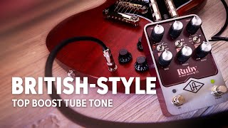 Video thumbnail for Universal Audio Ruby ’63 Top Boost Amplifier Pedal Demo by Sweetwater