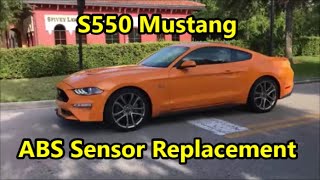 S550 ABS Sensor Replacement