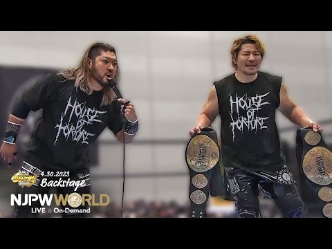 #njDONTAKU 3rd Match Backstage 4/30/23 (with Subtitles)｜Road to レスリングどんたく 2023 第3試合 Backstage