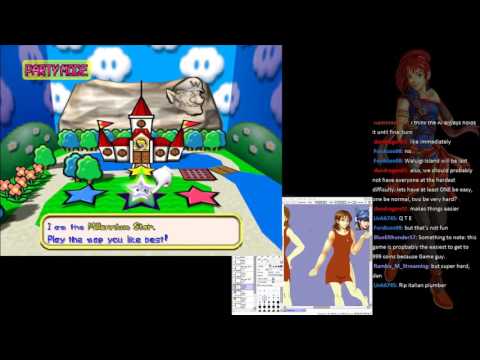 Mario Party 3 Plays as MK404 Draws | Chilly Waters
