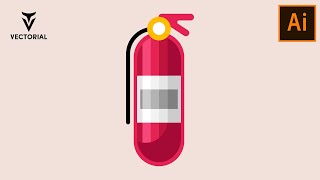 Fire Extinguisher tutorial in Adobe Illustrator 2020