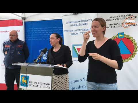 Konferencija Stožera za civilnu zaštitu Istarske županije, subota 02.05.2020. COVID-19