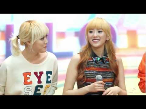 130309 TBS공개방송 롯데월드 헬로비너스(HELLO VENUS) - 멘트