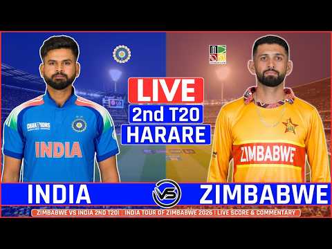 India vs Zimbabwe 2nd T20 Live Match Today Score | IND vs ZIM 2nd T20 Live Scores & Commentary