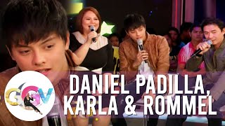 Daniel, Karla and Rommel sing &quot;Ako&#39;y Sa&#39;yo at Ika&#39;y Akin Lamang&quot; | GGV