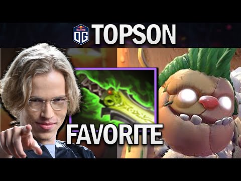 OG.TOPSON PUDGE WITH FAVORITE ETHEREAL BLADE - DOTA 2 7.28 GAMEPLAY