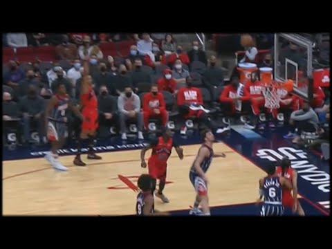 Scottie Barnes takes and makes the 3-pointer
