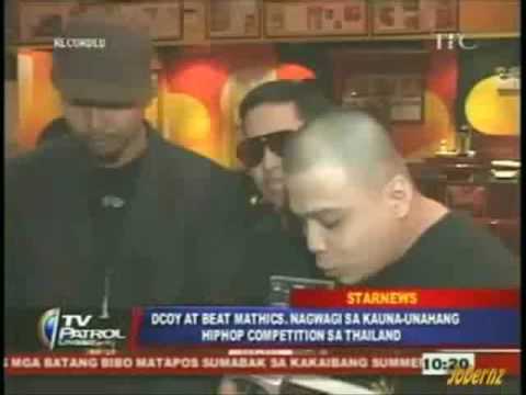 DCOY AT BEATMATHICS. NAGWAGI SA KAUNA-UNAHANG HIP HOP COMPTETITION SA THAILAND