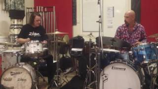 Pete Cater & Lee Smith brush duet