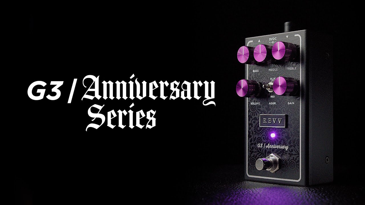 Revv Amplification G3 Anniversary Edition Purple Channel Pedal