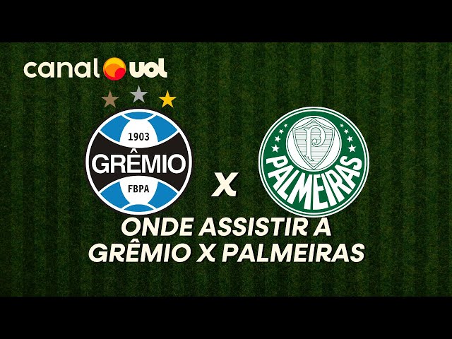 Onde vai passar Grêmio x Palmeiras pelo Brasileirão? Como assistir ao vivo