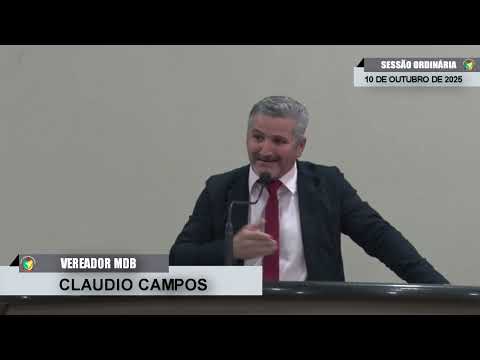 CMBTE - USO DE TRIBUNA PELO VEREADOR CLAUDIO CAMPOS - MDB