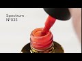 FOX SHOT Spectrum gel varnish No. 035 (orange, neon), 5 ml