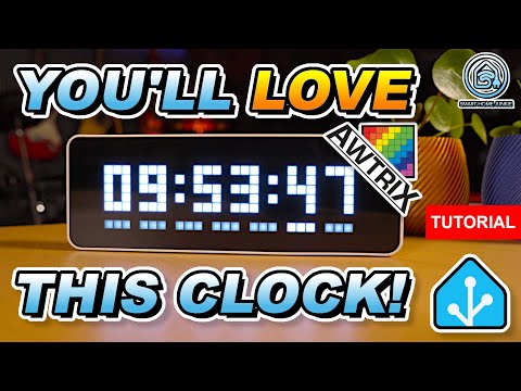 This is the BEST MATRIX DISPLAY CLOCK for Home Assistant!