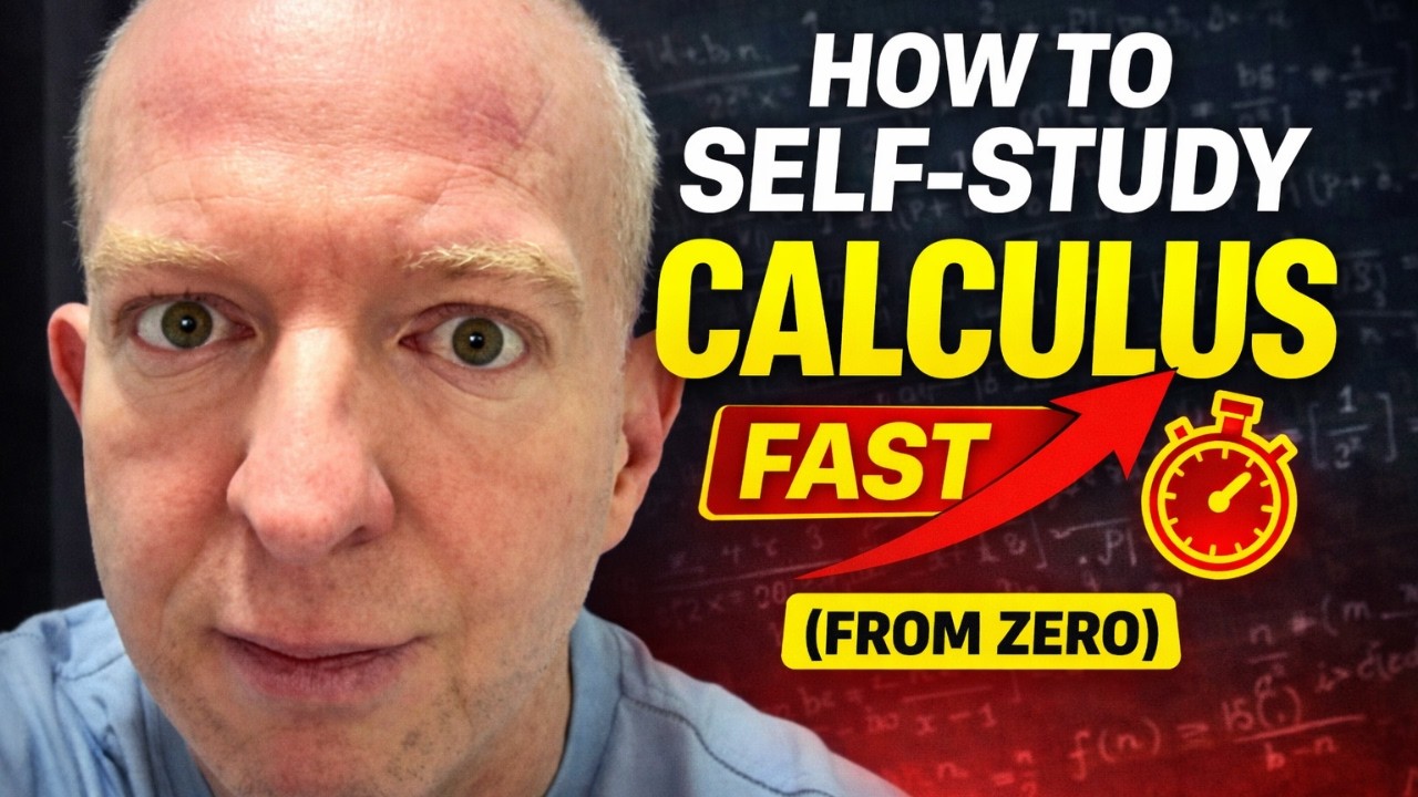 How To Self-Study Calculus FAST (From Zero)