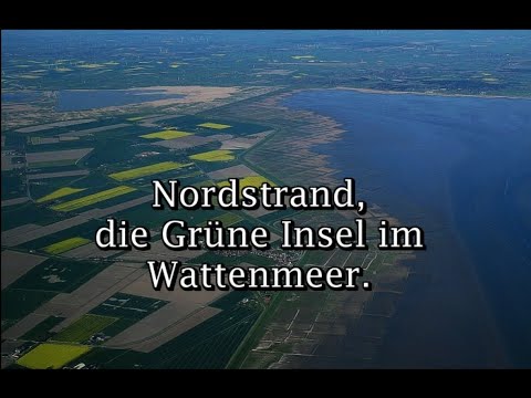 Nordstrand , die grüne Insel im Wattenmeer in Nordfriesland