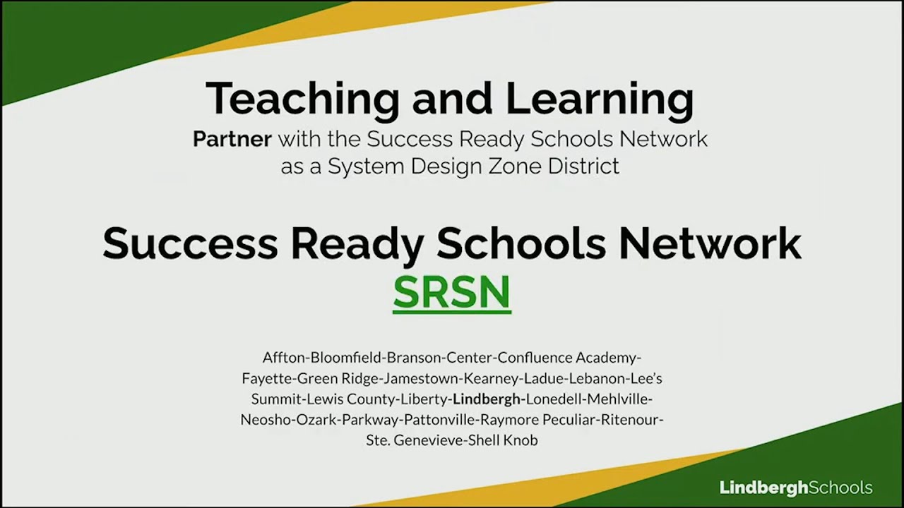 Success-Ready Students Network Update