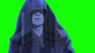 Palpatine "wipe them out...all of them" Star Wars The Phantom Menace green screen