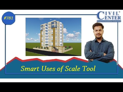 Smart Uses of Scale Tool || Tips and Tricks of SketchUp