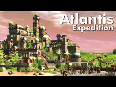 RollerCoaster Tycoon 3 Complete Edition  - Atlantis Expedition (Timelapse + POV)
