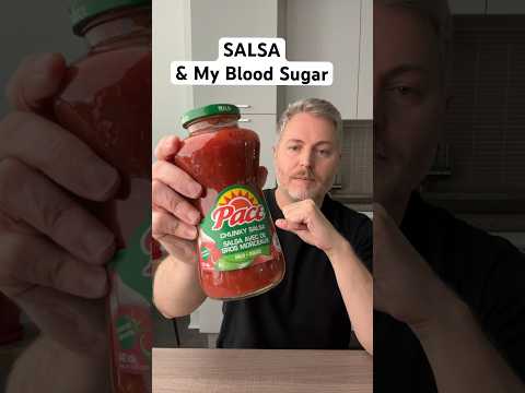 Salsa and my blood sugar.  #bloodsugar #glucoselevels #insulinresistant1 #salsa