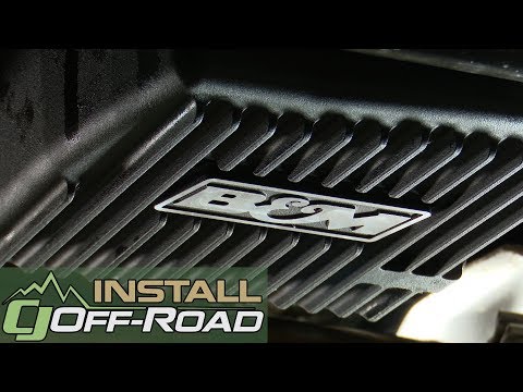 F-150 B&M Transmission Pan Cast Aluminum Black Deep For Auto Transmission 2009-2017 Installation