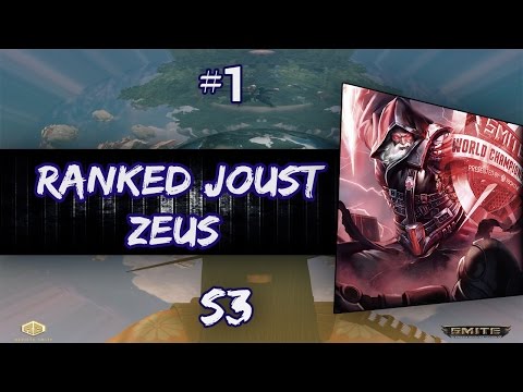 SMITE | S3 Ranked Joust #1 Zeus Ft Ryuzaki