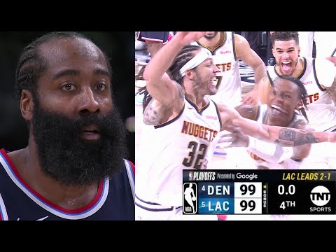 INSANE GAME 4 ENDING #4 Nuggets at #5 Clippers | April 26, 2025