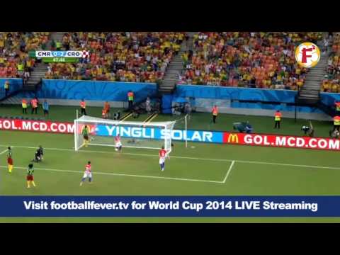 0-2 goal by Ivan Perisic Cameroon VS Croatia - World Cup 2014