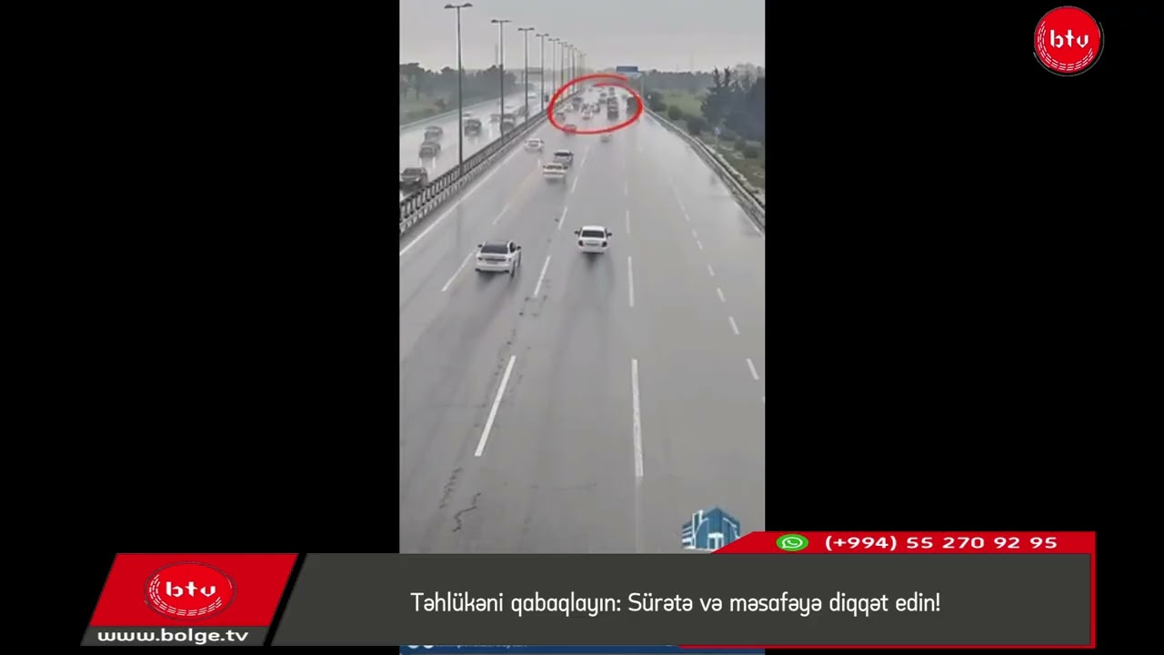 Təhlükəni qabaqlayın: Sürətə və məsafəyə diqqət edin!