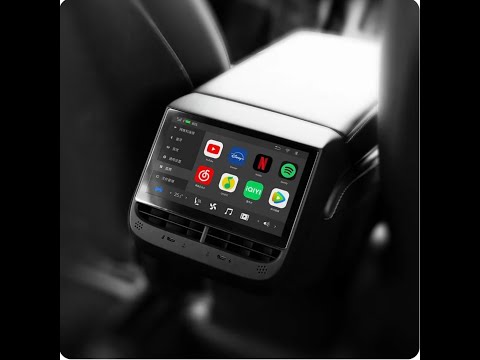 Tesla Timeout #30 - TESLASY.COM - Model 3/Y 7-inch Rear Entertainment & Climate Control Screen (V2)