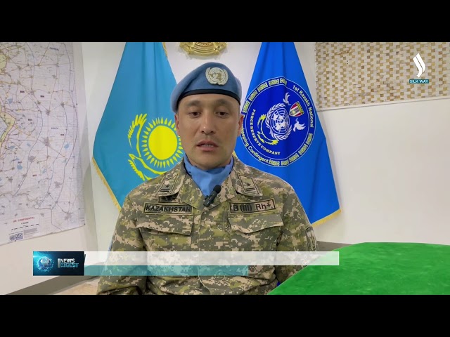 Kazakh peacekeepers mark 100 days on mission in Golan Heights
