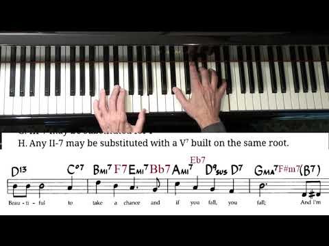 But Beautiful - Professionally altered chords