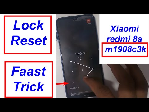 Xiaomi redmi 8a m1908c3k Hard Reset, Pattern Lock Reset Easy Way