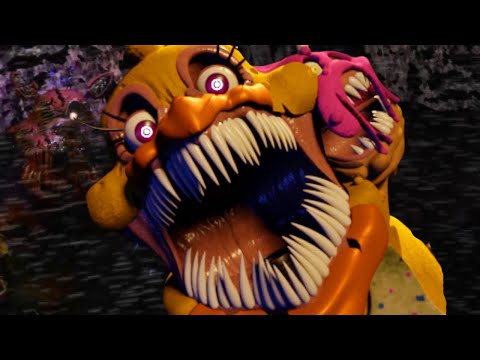 CHICAS FACE IS MELTING WITH HER CUPCAKE... | FNAF Ultra Custom Night