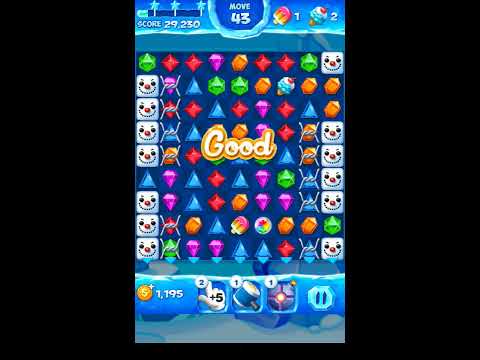 Jewel Pop Mania:Match 3 Puzzle Level 62 ( Jewel Ice Episode ) - Walkthrough ( No Booster )