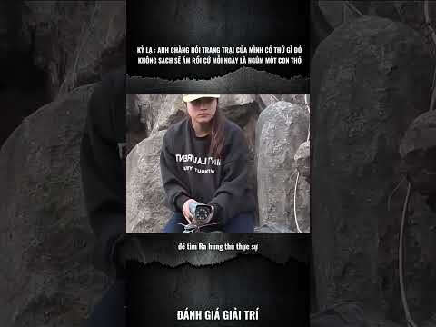 ANH CHÀNG NÓI TRANG TRẠI CỦA MÌNH CÓ THỨ GÌ ĐÓKHÔNG SẠCH SẼ ÁM RỒI CỨ MỖI NGÀY LÀ NGỦM MỘT CON THỎ