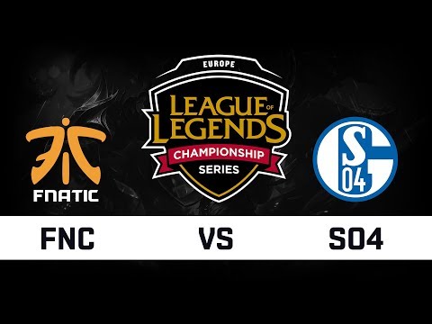 [ITA] EU LCS 2018 - WEEK 6 DAY 1 - FNC vs S04