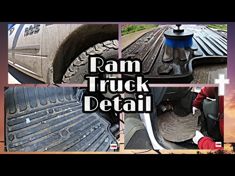 Cleaning a DIRTY Ram Truck That was Destroyed BY Hunting Dog! | Safisfying Transformation