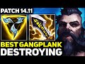 RANK 1 BEST GANGPLANK SHOWS HOW TO DESTROY! (PATCH 14.11) | League of Legends
