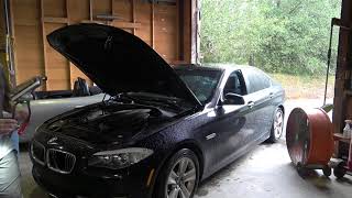BMW N52 Serpentine Belt and Tensioner Replacement.  E-90, E-60, 328i, 330i, 335i, 525i, 528i, 535i