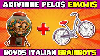 🍬🚲 ADIVINHE OS NOVOS BRAINROTS PELOS EMOJIS | 🔊 #quiz #brainrot   @primequizz2.0