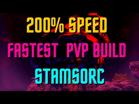 200% Speed Stamina Sorcerer PVP Build - ESO Ascending Tide