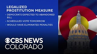Lack of support ends bill seeking to decriminalize prostitution in Colorado