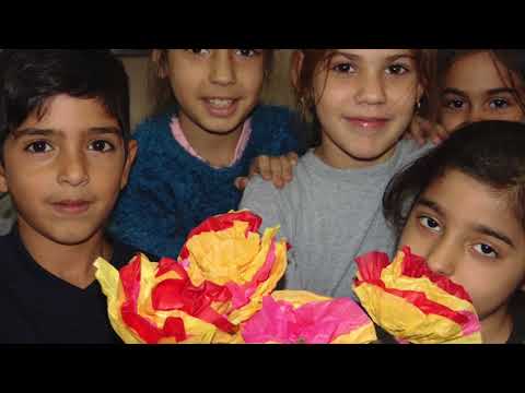 Students and teachers from American School of Paris, volunteers in Inocenti programs in Bucharest