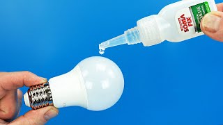 Just Put Super Glue on the Led Bulb and you will be amazed