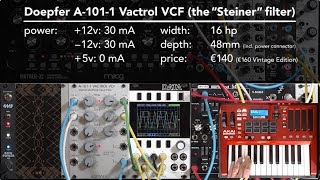 Video thumbnail for Doepfer A-101-1 Vactrol Filter: overview (LMS Eurorack Expansion Project) by Chris Meyer's Alias Zone + Learning Modular