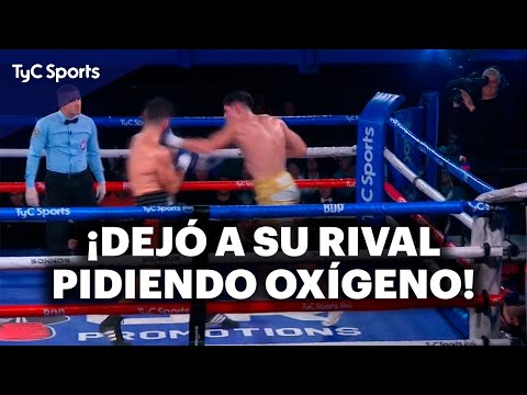 TREMENDO NOCAUT 🔥 GOLPEÓ TAN FUERTE QUE DEJÓ A SU RIVAL CON TUBO DE OXÍGENO 🔥 BOXEO ARGENTINO